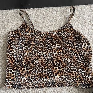 Cheetah crop top